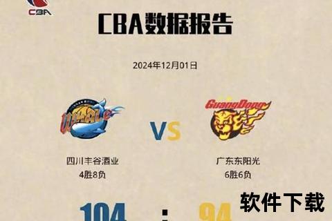 北京VS广东直播焦点战：强强对决点燃CBA赛场