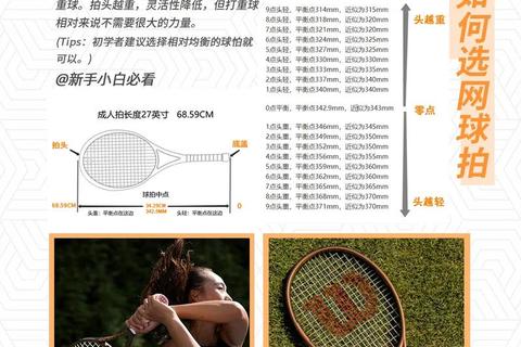网球拍价格解析：初学与专业训练选购指南多少钱