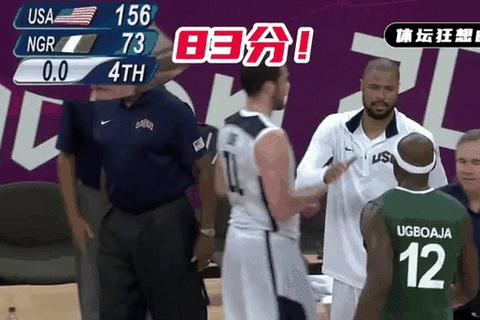 美国男篮梦十队伦敦狂胜_尼日利亚奥运征程遇强敌