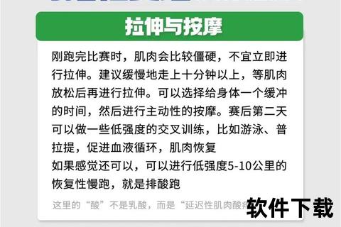 马拉松跑后恢复指南：科学策略与高效修复技巧